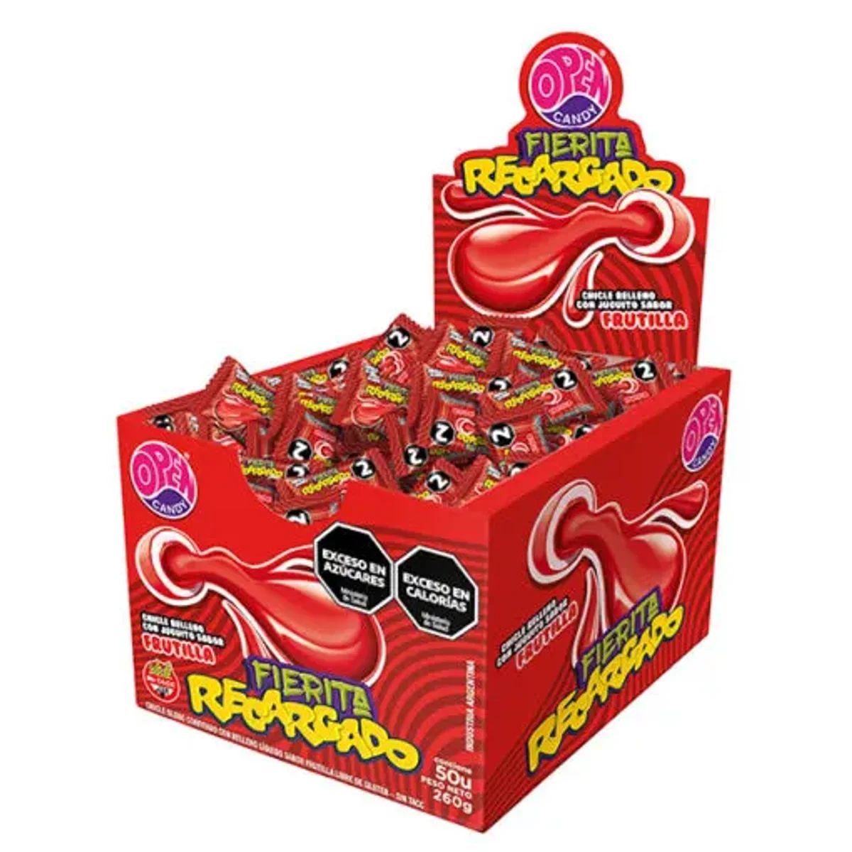 Chicle Fierita Recargado Frutilla
