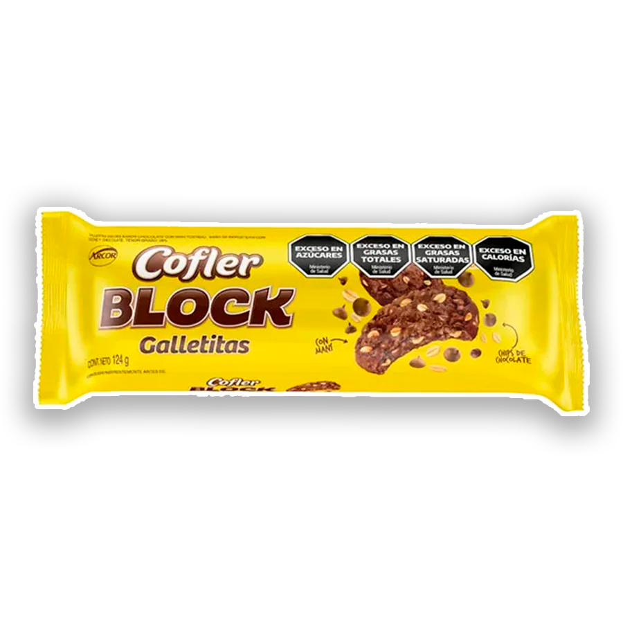 Galletitas Cofler Block 124g