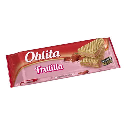 Galletitas Oblea Oblita 100g Frutilla