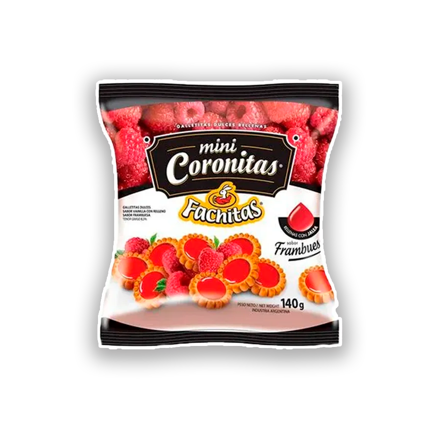 Galletitas Coronitas Frambuesa 140g