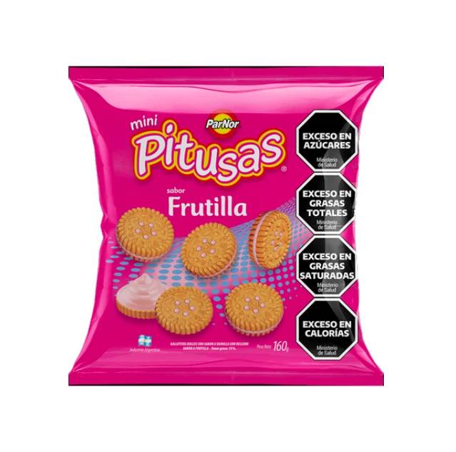 Galletitas Pitusas Frutilla 160g