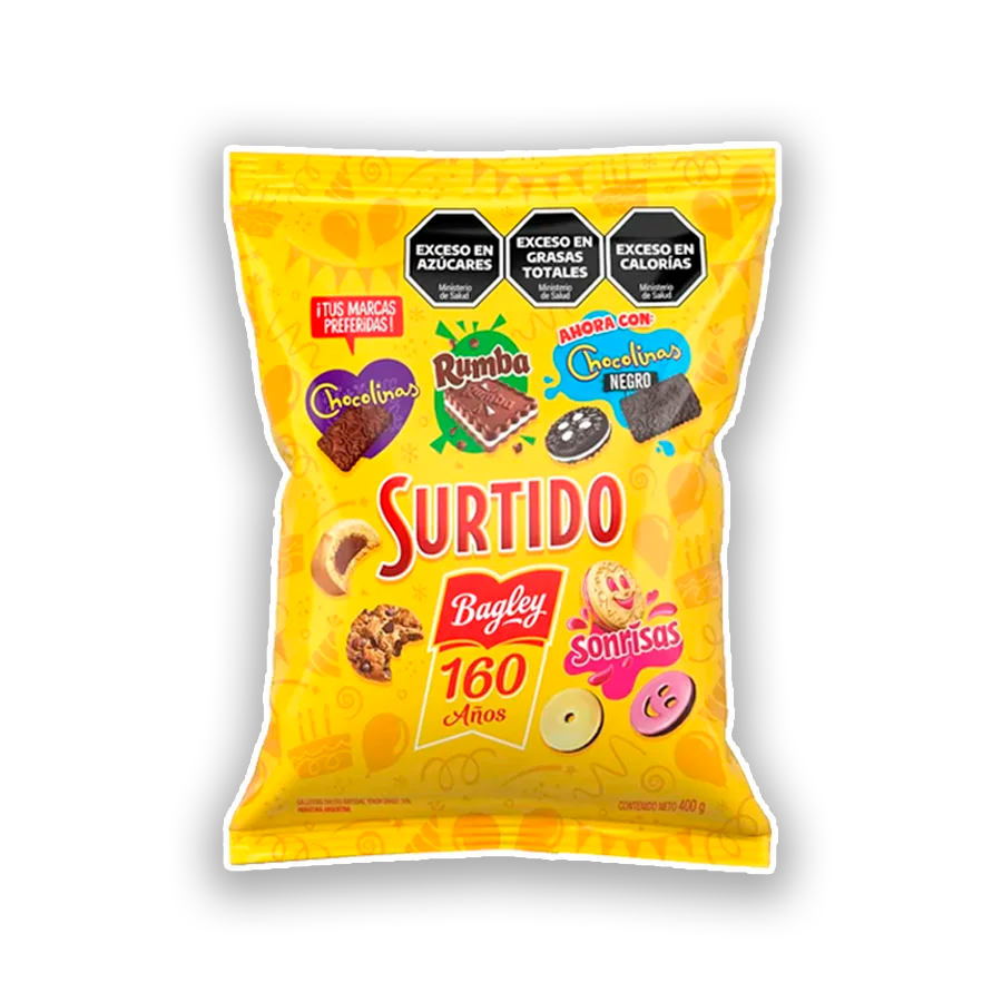 Galletitas Surtido Bagley 398g